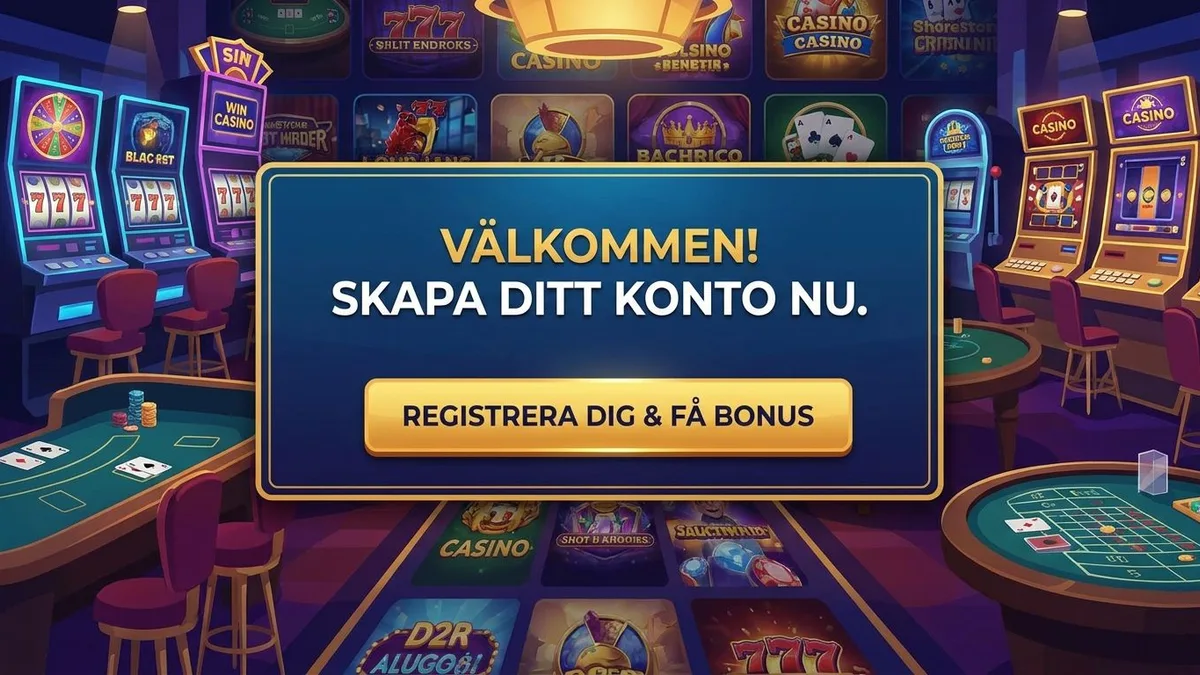 Registrera dig med bonus