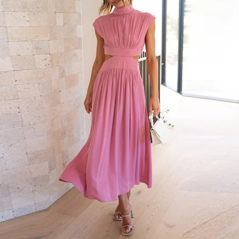 0-main-elegant-stand-neck-hollow-out-pleated-long-dress-sexy-sleeveless-slim-solid-beach-dress-summer-women-casual-sweet-party-dresses.png